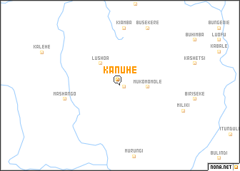 map of Kanuhe