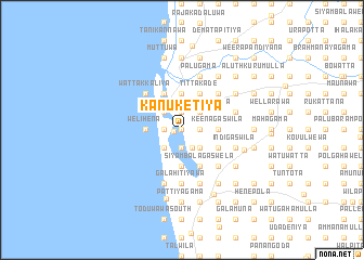 map of Kanuketiya