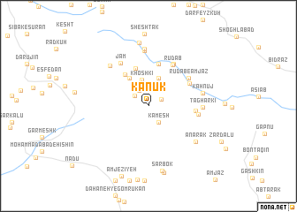 map of Kanūk