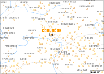 map of Kanŭn\