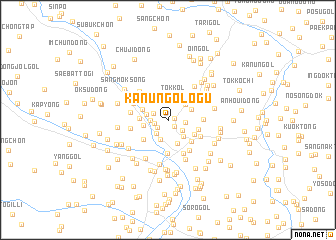 map of Kanŭn\