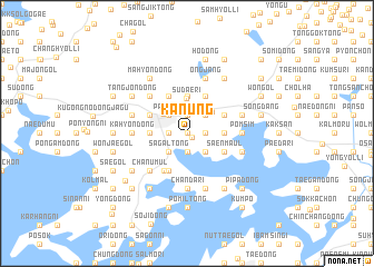 map of Kanŭng