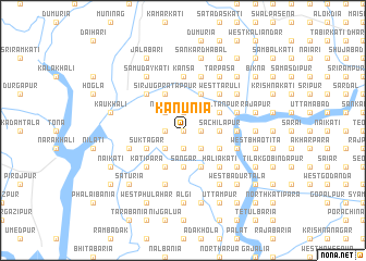 map of Kānunia