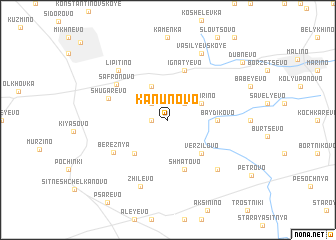 map of Kanunovo