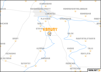 map of Kanuny