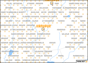 map of Kānupur