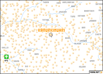 map of Kanūr ki Muhri