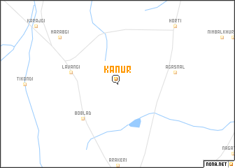 map of Kanur