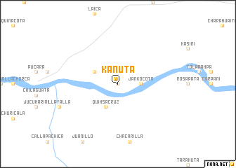 map of Kañuta