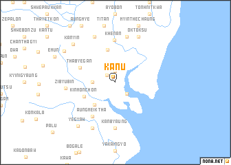 map of Kan-u