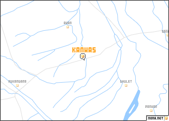 map of Kanwās