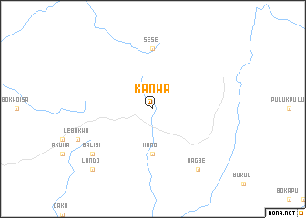 map of Kanwa
