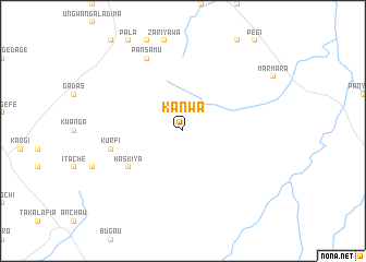 map of Kanwa