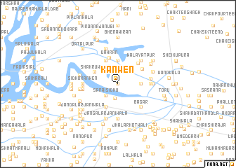 map of Kanwen