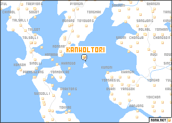 map of Kanwŏlto-ri