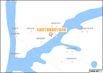 map of Kanyabanyama