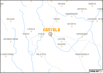 map of Kanyala