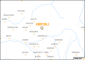 map of Kanyali