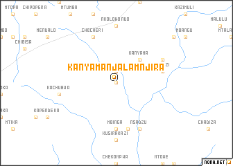 map of Kanyama Njalamnjira