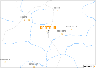 map of Kanyama