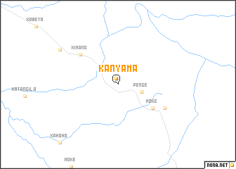 map of Kanyama