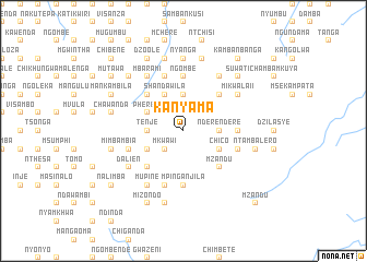 map of Kanyama