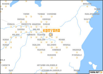 map of Kanyama