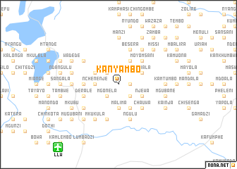 map of Kanyambo