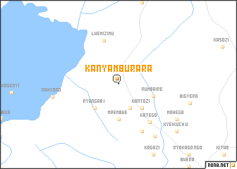 map of Kanyamburara