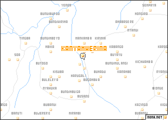 map of Kanyamwerina