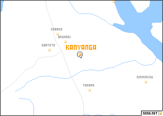 map of Kanyanga