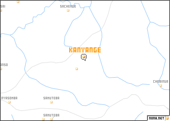 map of Kanyange