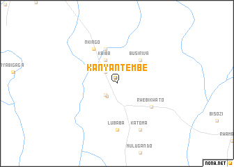 map of Kanyantembe