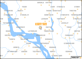 map of Kanyan