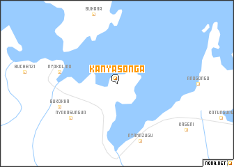 map of Kanyasonga