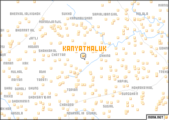 map of Kanyat Malūk