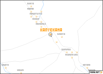 map of Kanyekama
