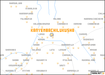 map of Kanyemba-Chilukusha