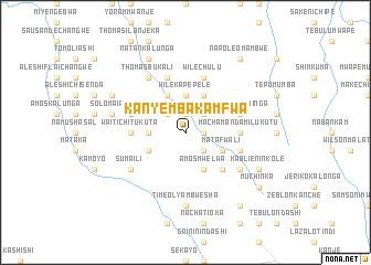 map of Kanyemba Kamfwa