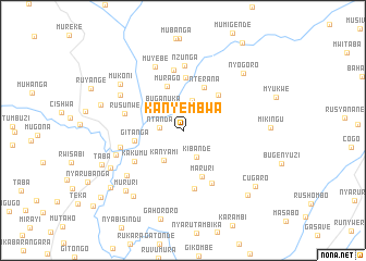 map of Kanyembwa