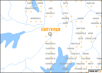 map of Kanyenda