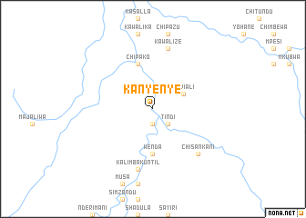 map of Kanyenye