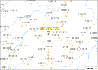 map of Kanyereza