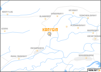 map of Kanygin