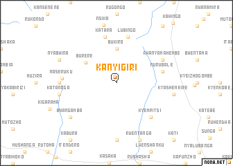 map of Kanyigiri