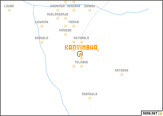map of Kanyimbwa