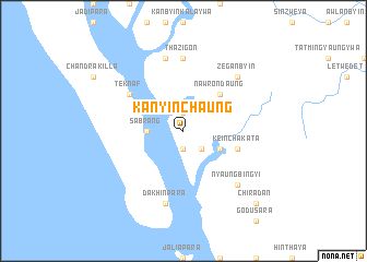 map of Kanyinchaung