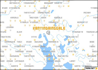 map of Kanyindainggale