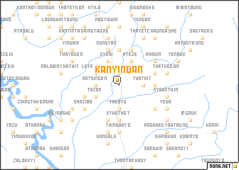 map of Kanyindan