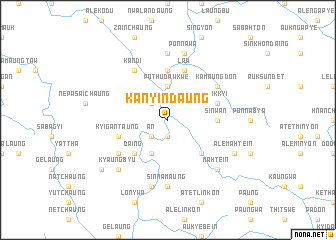 map of Kanyindaung